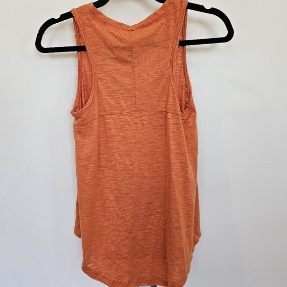 Altar'd State Burnout Orange V Neck Sleeveless Tank Top Size XS NWOT - Picture 6 of 6